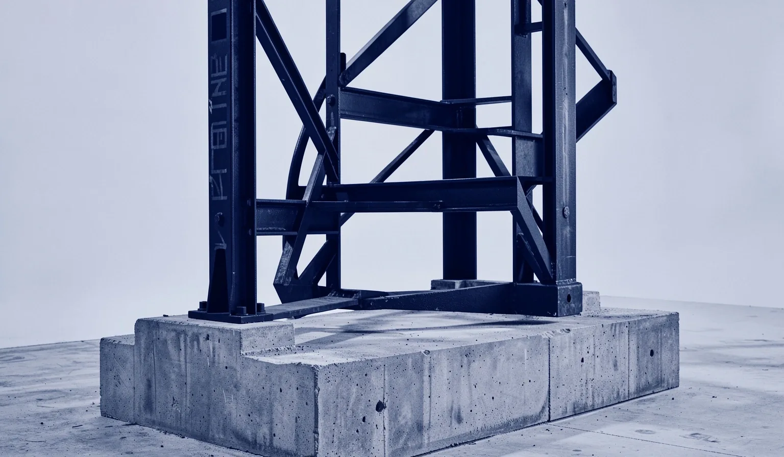 Industrial structural foundation